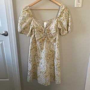 Floral milkmaid style dress